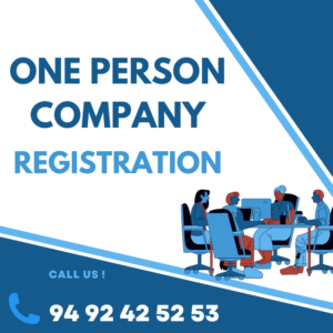 One Person Company Regsitartion