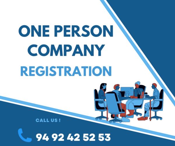 One Person Company Regsitartion